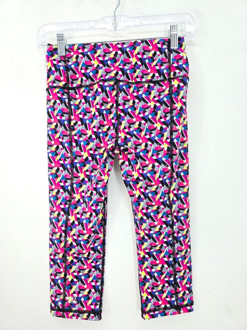 Victoria's Secret VXS Pink Navy Capri Athletic Workout Leggings Women Size XS